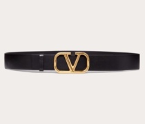 Valentino Garavani GÜRTEL VLOGO SIGNATURE aus KALBSLEDER  MM Mann  0