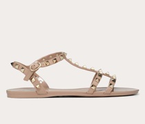 Valentino Garavani FLACHE SANDALEN ROCKSTUD aus GUMMI Frau