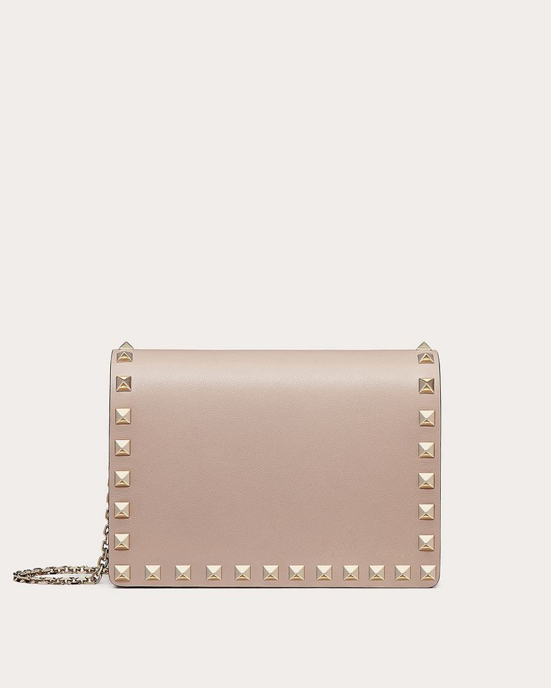 gold valentino clutch