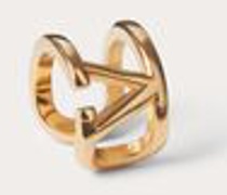 Valentino Garavani EINZELNER EARCUFF VLOGO SIGNATURE aus METALL Frau  UNI