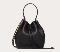 Valentino Garavani ROCKSTUD BUCKET BAG aus GENARBTEM KALBSLEDER Frau  UNI