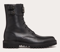 Valentino Garavani VLOGO SIGNATURE COMBAT BOOTS aus KALBSLEDER Mann