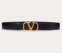 Valentino Garavani GÜRTEL VLOGO SIGNATURE aus KALBSLEDER  MM Mann  0