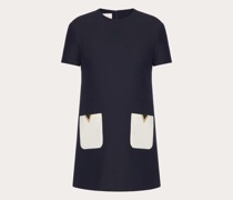 Valentino KURZES CREPE COUTURE KLEID Frau