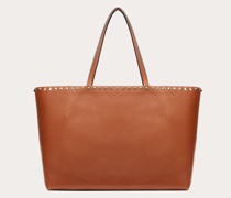 VALENTINO GARAVANI Shopper Rockstud aus gekörntem Kalbs