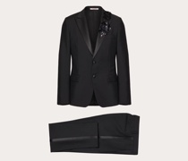 Valentino SMOKING aus WOLLE mit GESTICKTER BLUMENAPPLIKATION Mann