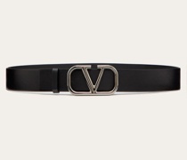 Valentino Garavani GÜRTEL VLOGO SIGNATURE aus KALBSLEDER  MM Mann  0