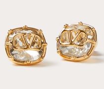 VALENTINO GARAVANI Ohrringe Vlogo Signature aus Metall mit Swarovski®-kristallen