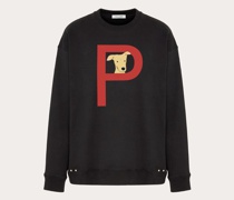 Valentino PERSONALISIERBARES  RUNDHALSSWEATSHIRT GARAVANI ROCKSTUD PET Mann