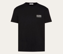 Valentino T-SHIRT aus BAUMWOLLE mit VLTN TAG Mann  M