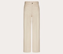 VALENTINO Five Pocket Baumwollhose aus Gabardine