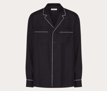 VALENTINO Seidenhemd Im Pyjama-stil