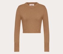 Valentino V GOLD KASCHMIRPULLOVER Frau  L