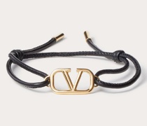 VALENTINO GARAVANI Vlogo Signature Armband aus Leder