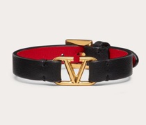 Valentino Garavani ARMBAND VLOGO SIGNATURE aus KALBSLEDER Frau  UNI