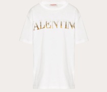 Valentino BESTICKTES T-SHIRT aus JERSEY Frau  L