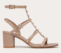 Valentino Garavani RIEMCHENSANDALEN ROCKSTUD aus KALBSLEDER mitMM-ABSATZ Frau