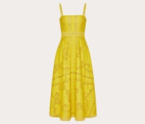 Valentino MIDIKLEID aus COTTON GUIPURE LACE Frau