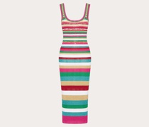 Valentino KLEID aus  STRIPES LUREX Frau  L