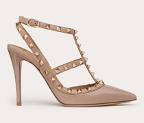 Valentino Garavani LACK-PUMPS ROCKSTUD mit RIEMCHENMM Frau