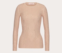 Valentino VERZIERTER PULLOVER aus STRETCHED VISCOSE Frau  L