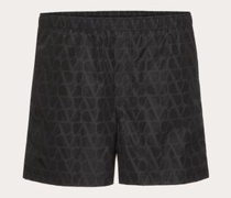 Valentino BADEHOSE aus NYLON mit TOILE ICONOGRAPHE-AUFDRUCK Mann