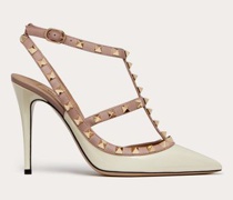Valentino Garavani LACK-PUMPS ROCKSTUD mit RIEMCHENMM Frau