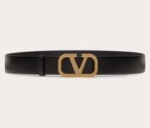 Valentino Garavani GÜRTEL VLOGO SIGNATURE aus KALBSLEDER  MM Mann  0