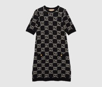 Kurzärmliges Kleid Aus GG Jacquard