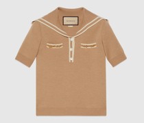 Poloshirt Aus Wolle Mit Horsebit