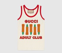 Tanktop Aus Baumwolle Mit „ Adult Club"