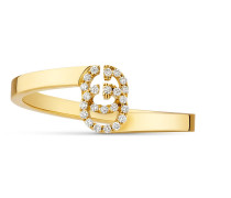 GG Ring aus Gelbgold mit Diamanten