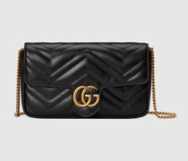 GG Marmont Mini-Brieftasche Mit Kettenriemen