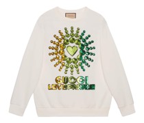Gucci Love Parade Sweatshirt aus Baumwolle