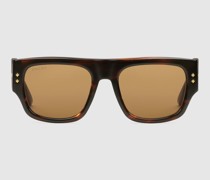 Sonnenbrille Mit Eckigem Rahmen