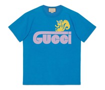 T-Shirt mit Gucci Retro- und Stinktier-Print