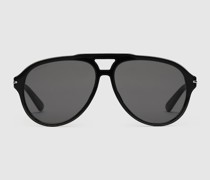 Sonnenbrille Mit Rahmen Im Navigator-Stil