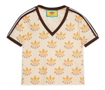adidas x Gucci T-Shirt mit Trefoil-Print