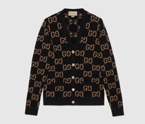 Cardigan Aus GG Wolljacquard
