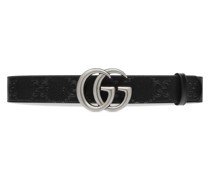 GG Marmont Gürtel aus geprägtem Leder