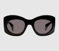 Sonnenbrille Mit Ovalem Wrap-Around-Rahmen