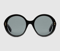 Sonnenbrille Mit Rundem Rahmen