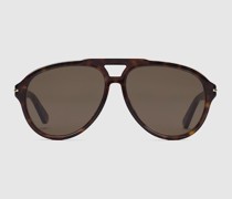 Sonnenbrille Mit Rahmen Im Navigator-Stil