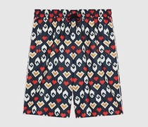 Shorts Aus Technischem Jersey Mit Square G Print