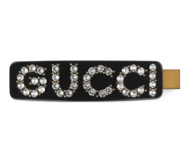 Einzelne Haarspange mit Gucci Kristall-Motiv