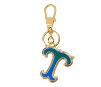 Schlüsselanhänger mit Buchstaben T aus Plexiglas