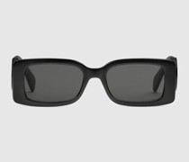 Sonnenbrille Mit Rechteckigem Rahmen