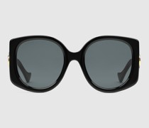 Sonnenbrille Mit Geometrischem Rahmen