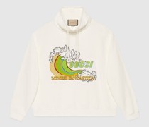 Pullover Aus Baumwolljersey Mit Stickerei