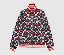 Jacke Aus Technischem Jersey Mit Square G Print